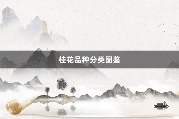 桂花品种分类图鉴
